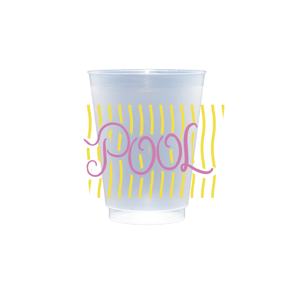 Pool Shatterproof Cups – 10 Pack (16 oz)