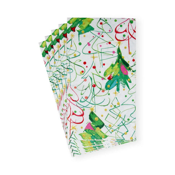 Pop Christmas Caspari Guest Towel
