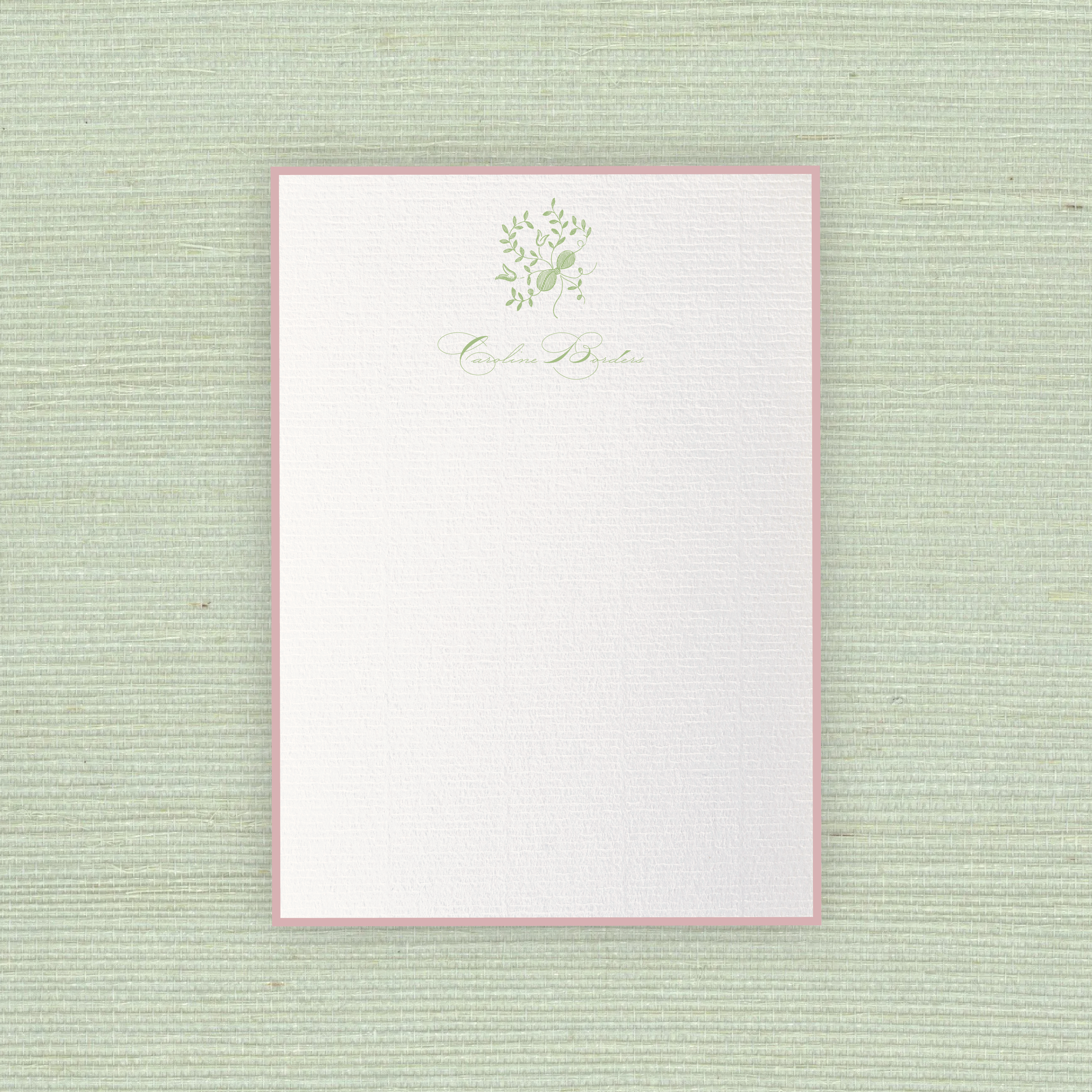 Primrose Motif Notecard