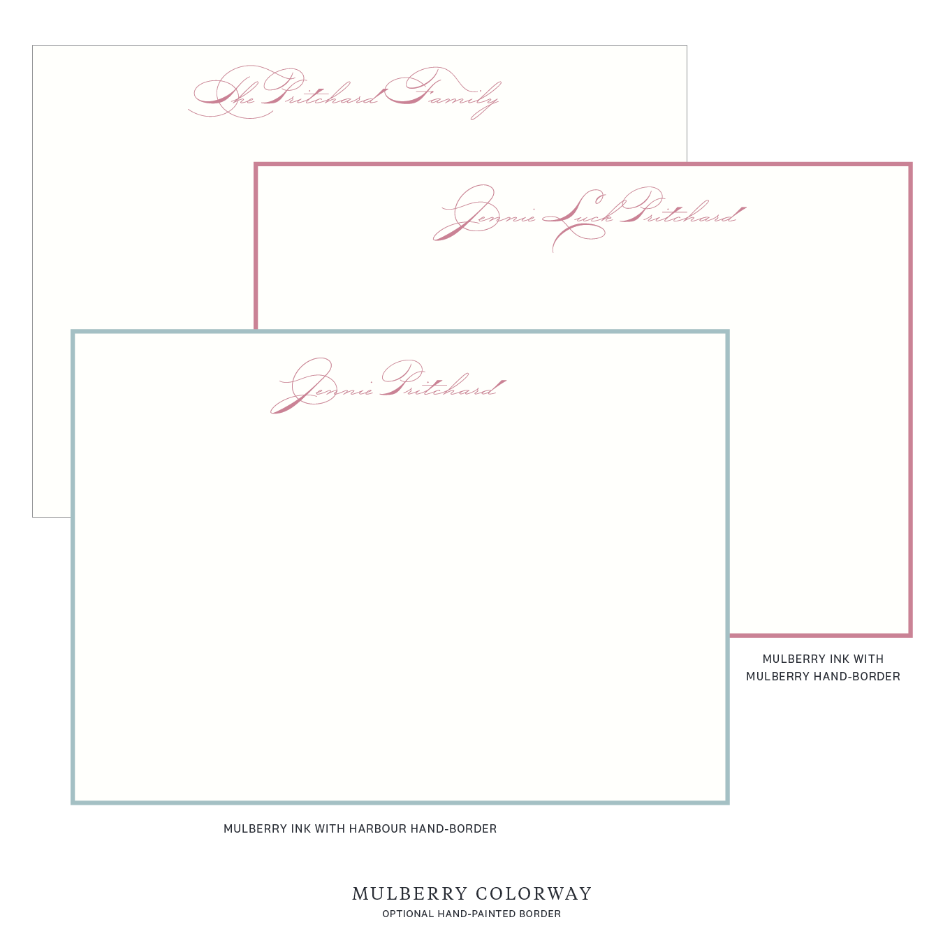 Primrose Laid Paper Notecard
