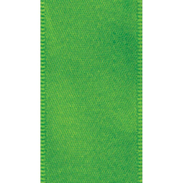 Green Satin Ribbon / Narrow