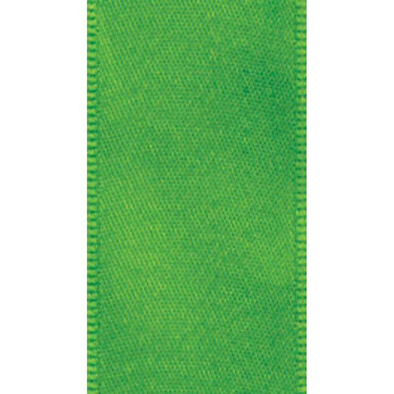 Green Satin Ribbon / Narrow