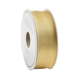 Gold Metallic Grosgrain Ribbon