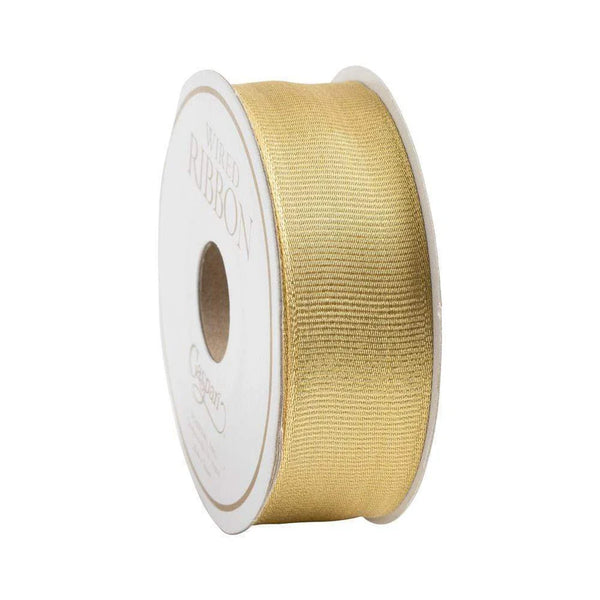 Gold Metallic Grosgrain Ribbon