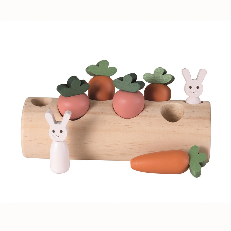 Rabbit Vegetable Log Toy