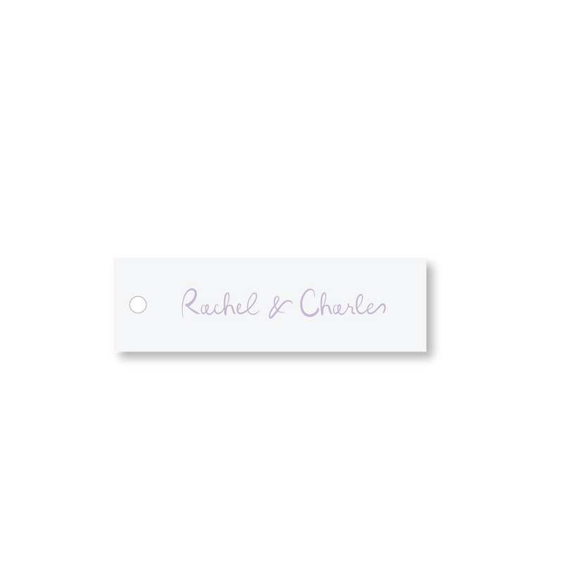 Rachel Letterpress Tags