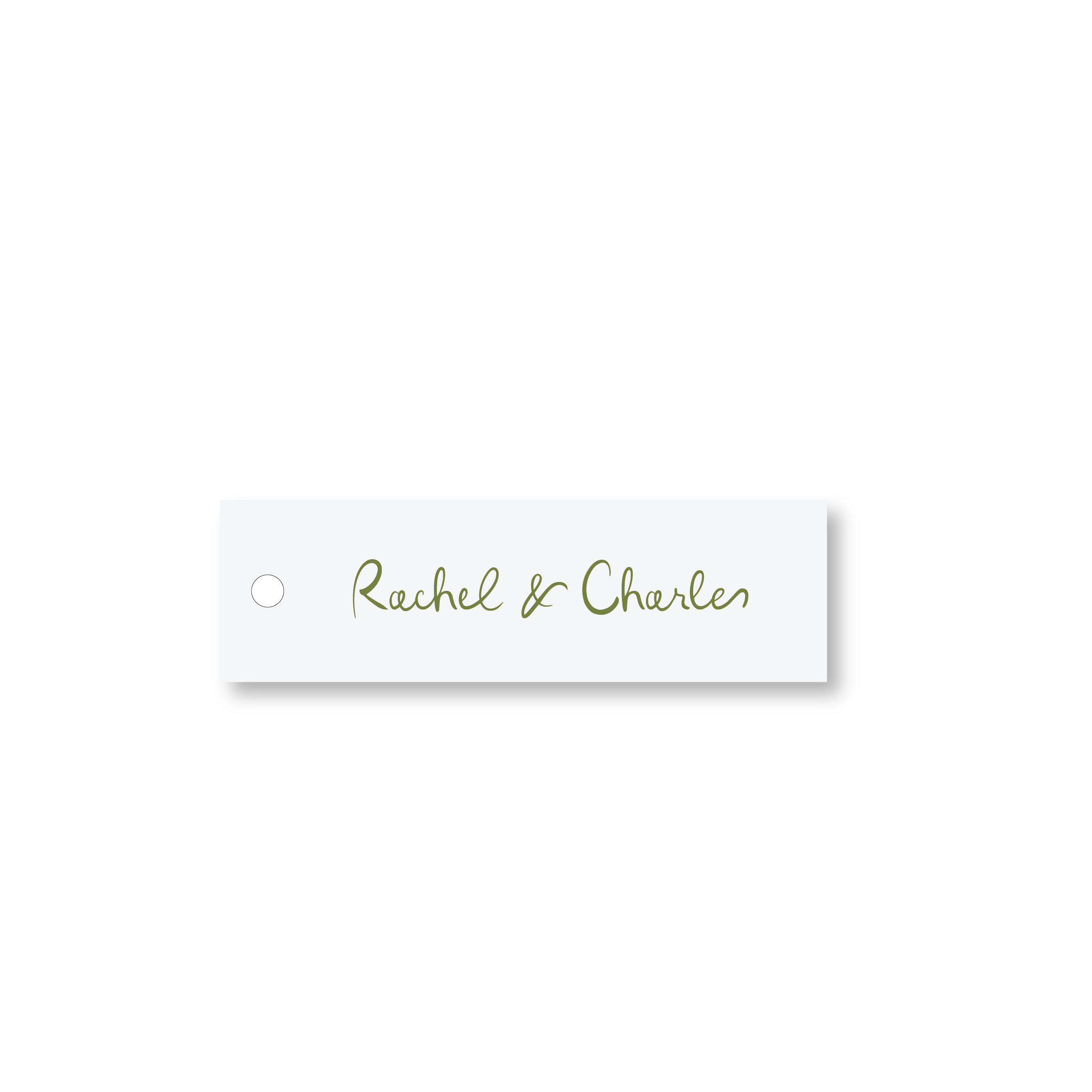 Rachel Letterpress Tags