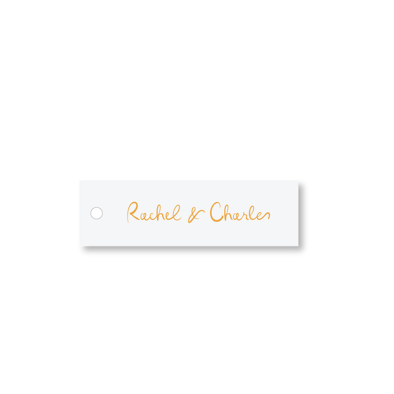 Rachel Letterpress Tags