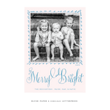 Remington Letterpress Colored Paper Holiday Card