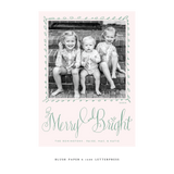 Remington Letterpress Colored Paper Holiday Card