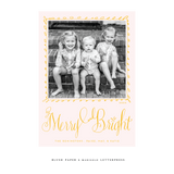Remington Letterpress Colored Paper Holiday Card
