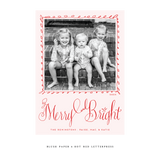 Remington Letterpress Colored Paper Holiday Card