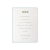 Richmond Motif Birthday Invitation
