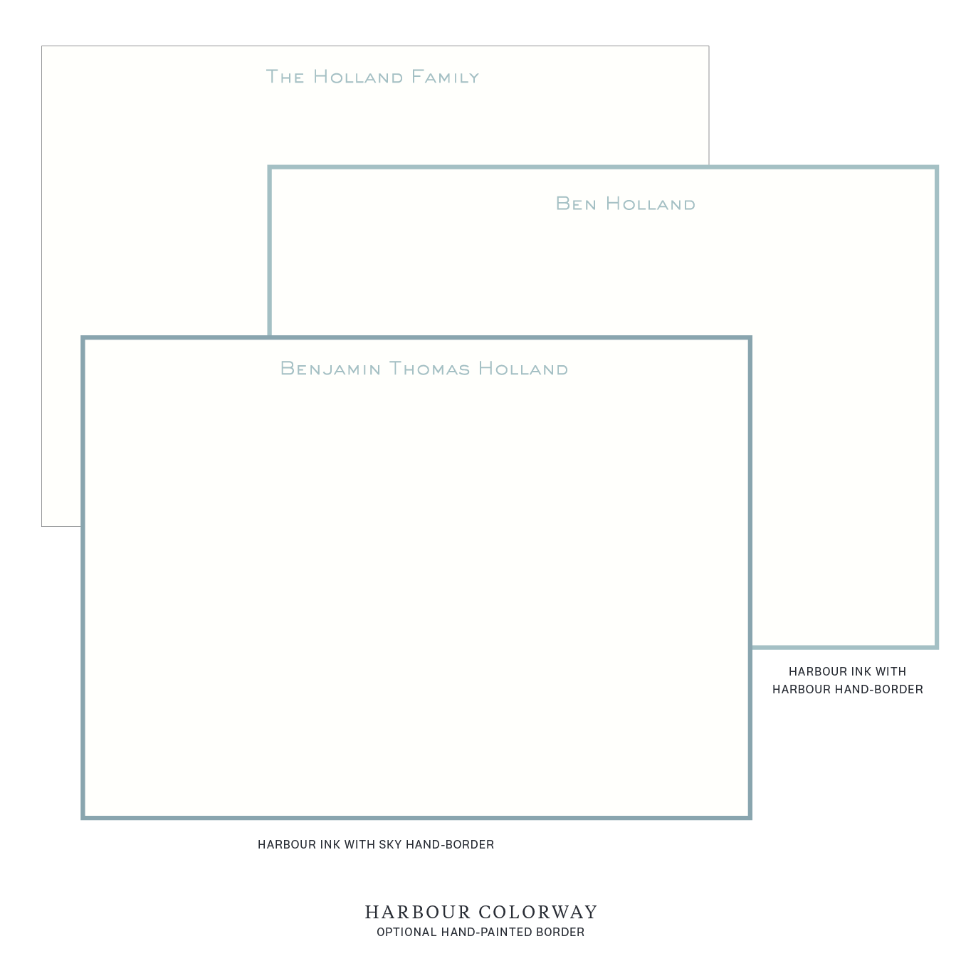 Richmond Laid Paper Notecard