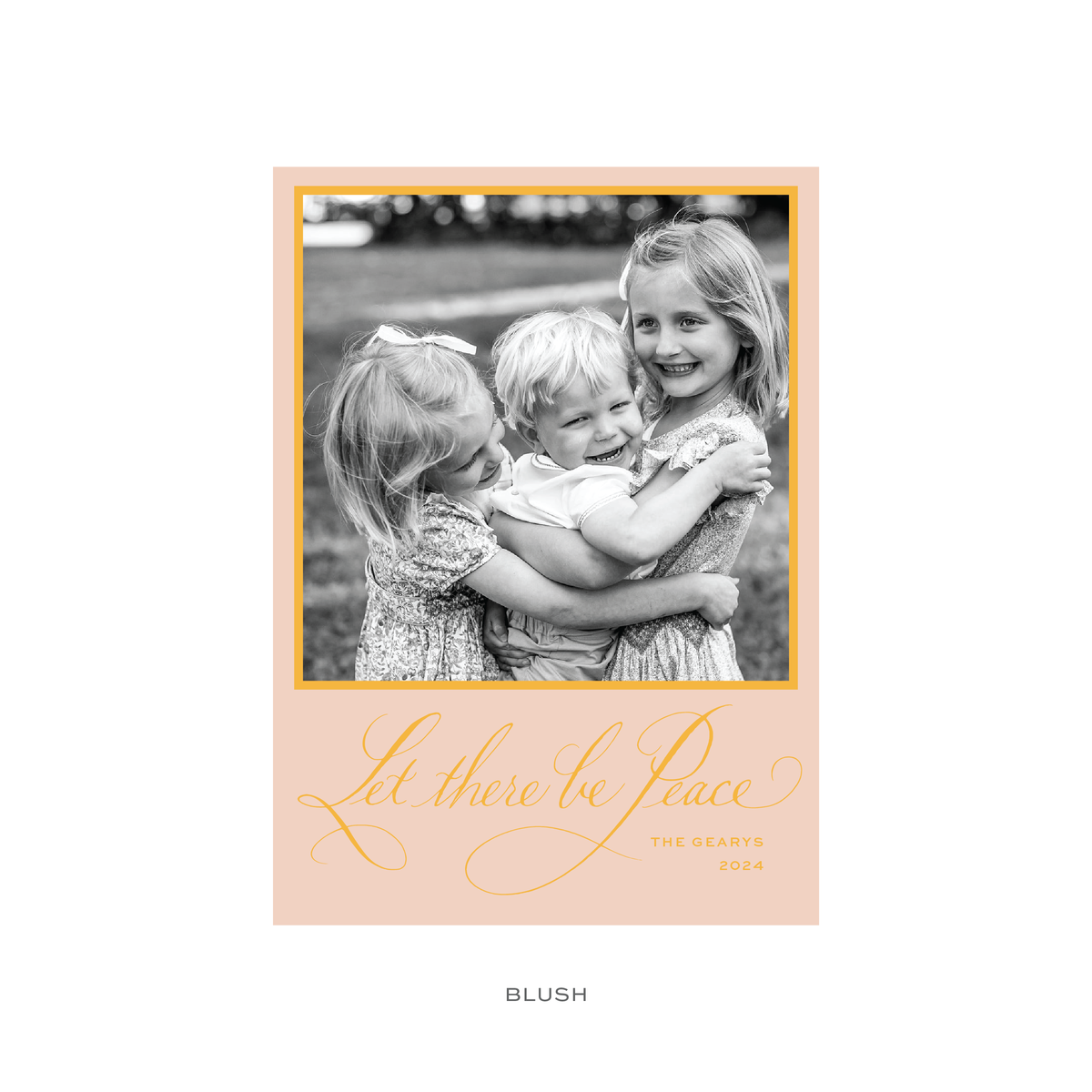 Savile Classic Flat Print Holiday Card, Large (Archive)