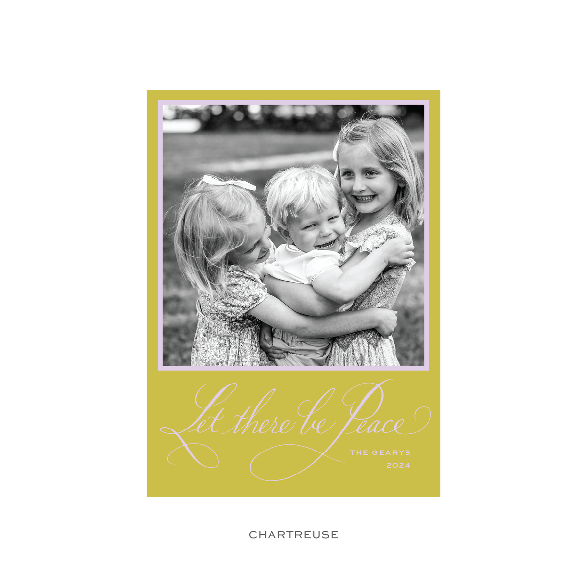 Savile Classic Flat Print Holiday Card, Large (Archive)