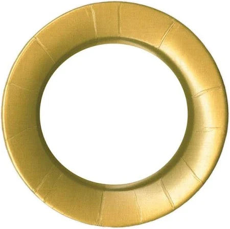 Linen Border Salad/Dessert Plate - Gold