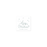 Sinclair Square Letterpress Holiday Gift Tag