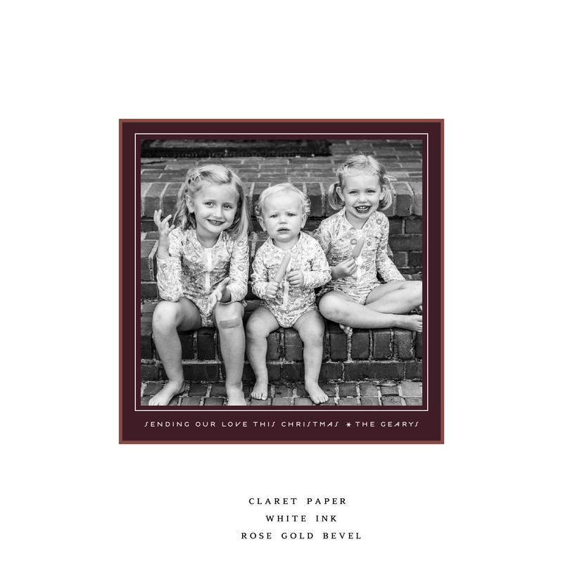 Solara Small Square Luxe Card