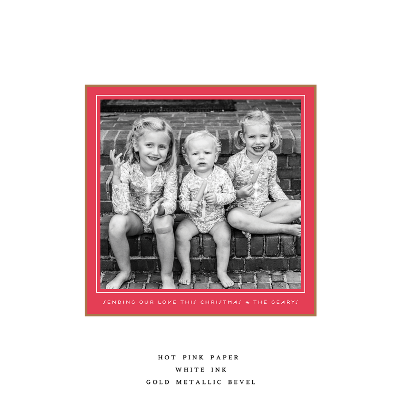 Solara Small Square Luxe Card