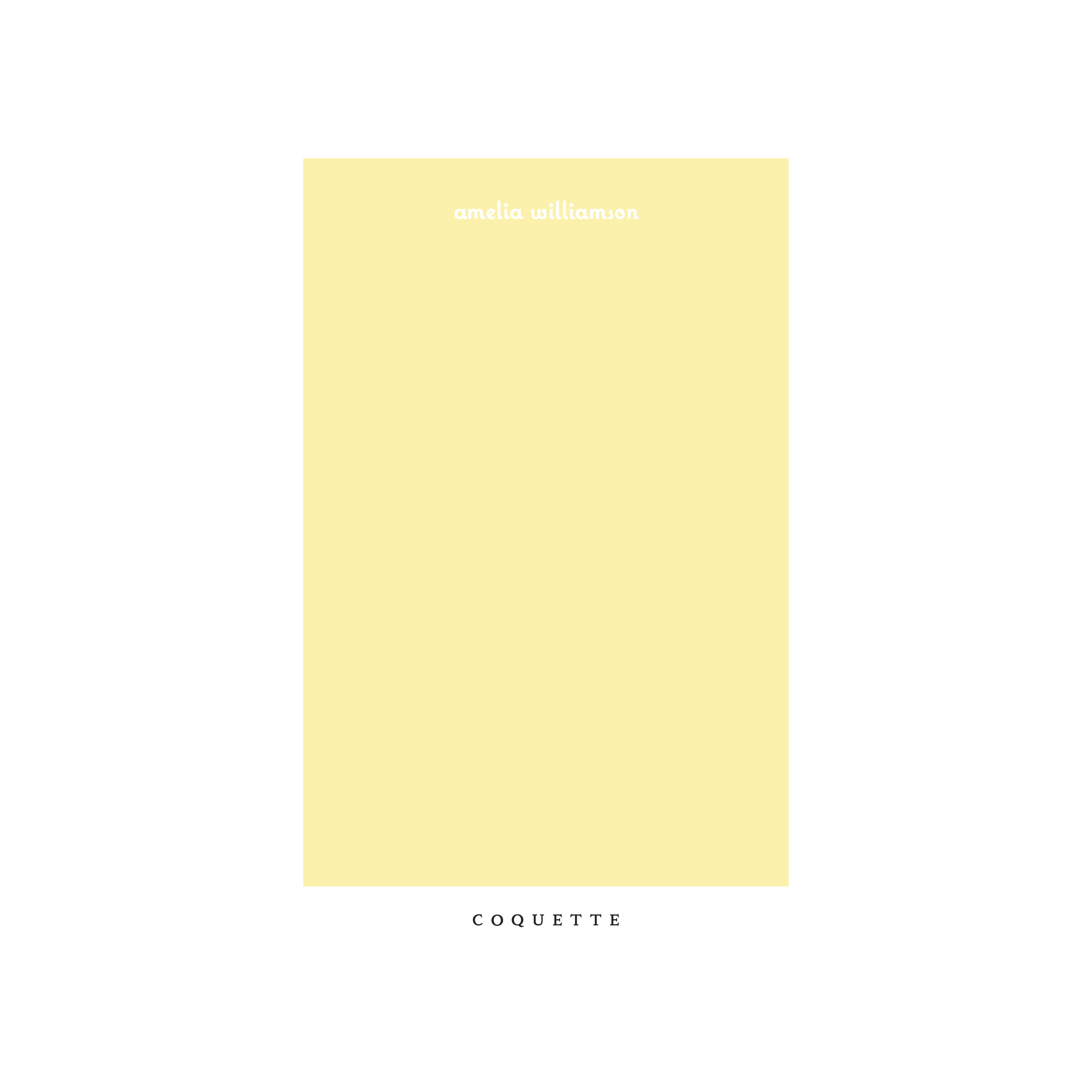 Stovall Signature Colored Jotters