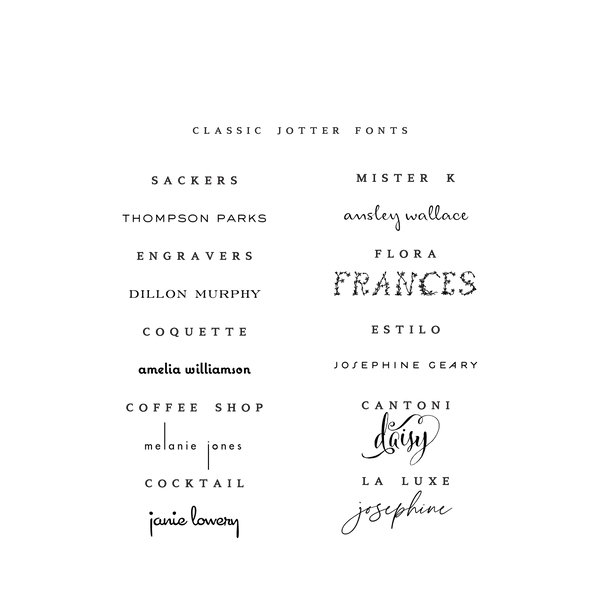 Stovall Signature Colored Jotters