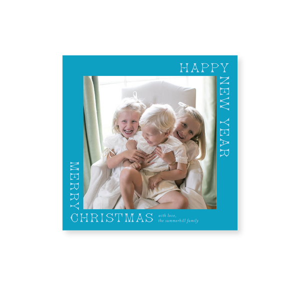 Summerhill Classic Printed Small Square Holiday Card