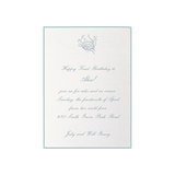 Surrey Motif Birthday Invitation