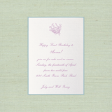 Surrey Motif Birthday Invitation