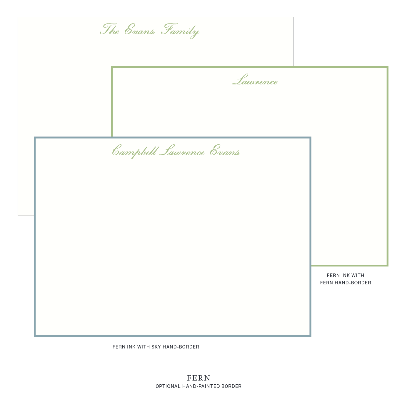Surrey Laid Paper Notecard