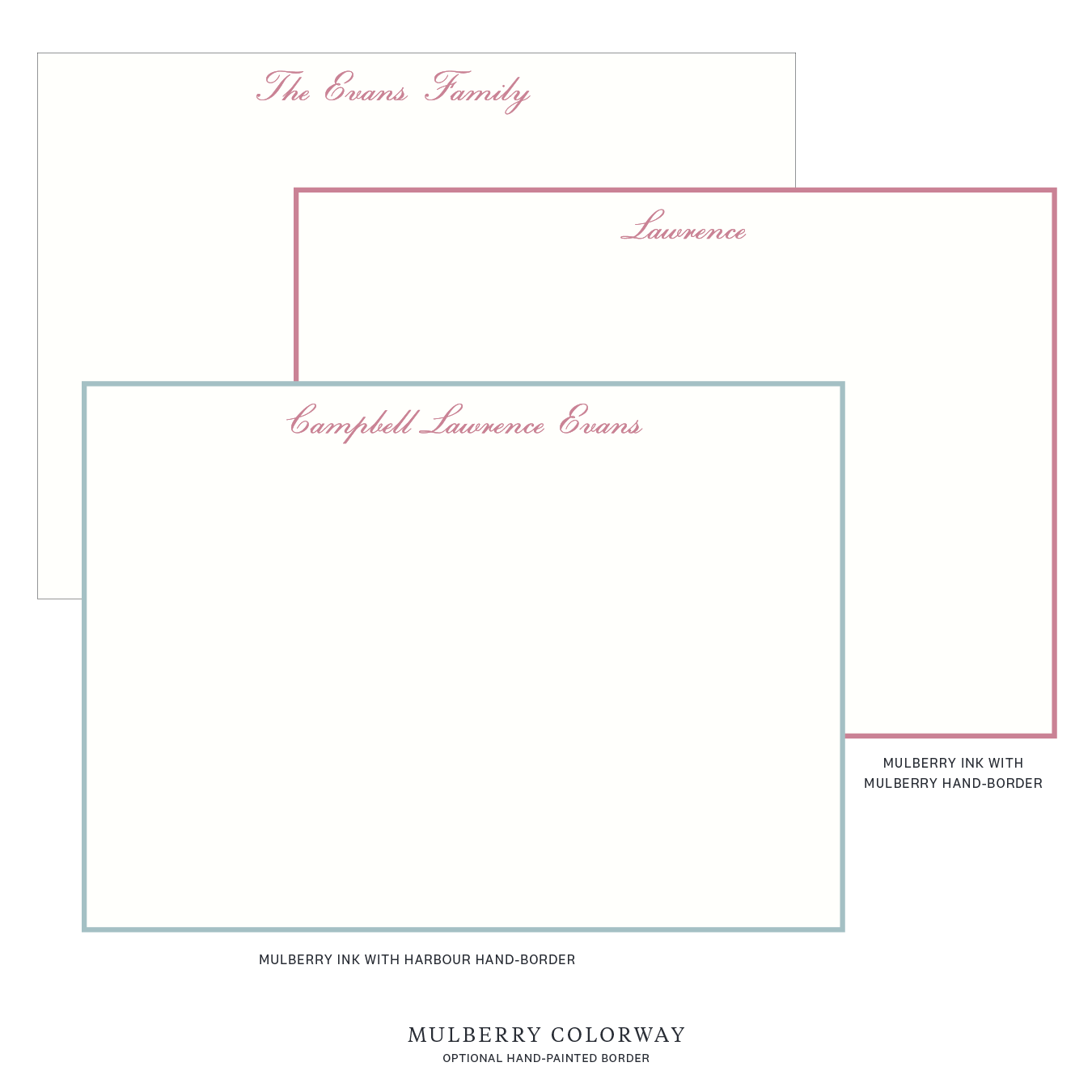 Surrey Laid Paper Notecard