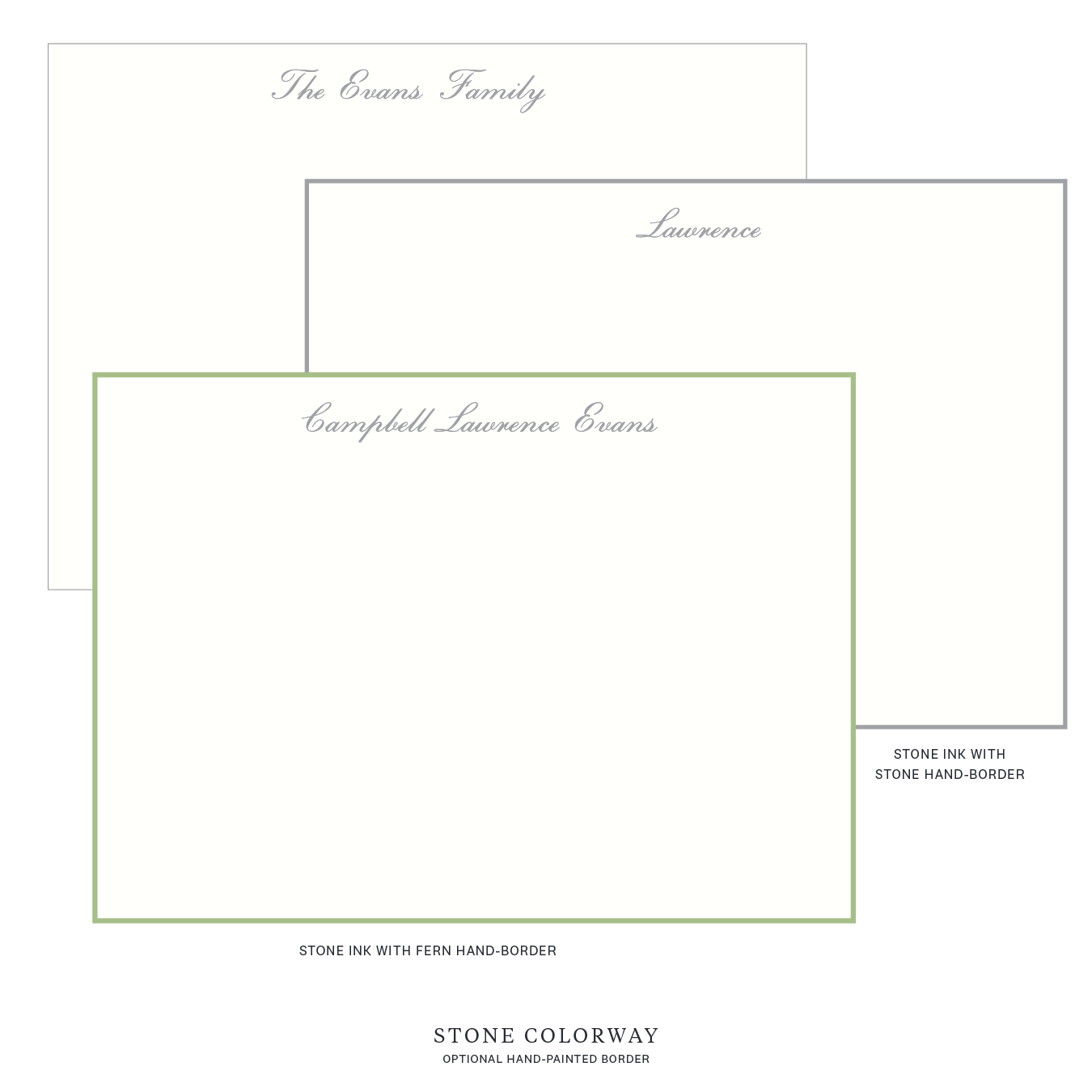 Surrey Laid Paper Notecard