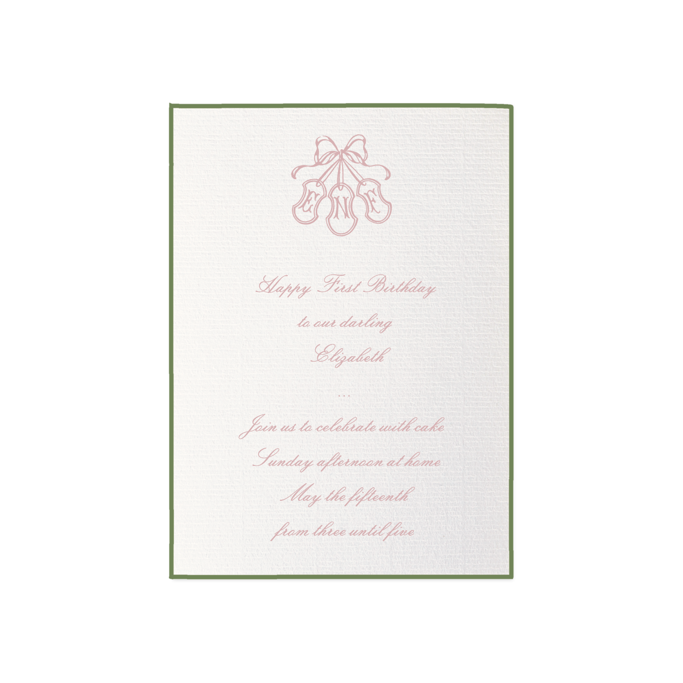 Sutton Motif Birthday Invitation