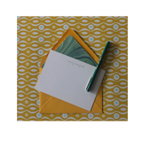 Citrine & Marble Stationery Set
