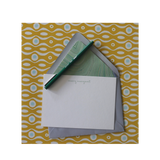 Silver & Marble Stationery Set