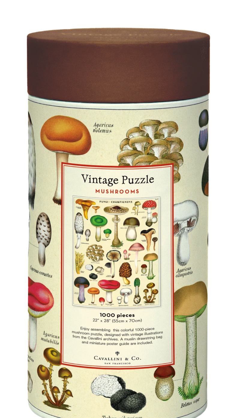 Vintage Mushroom Puzzle