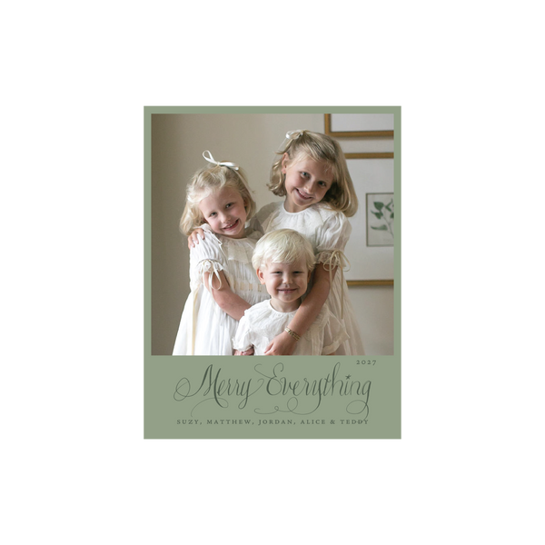 Wakefield Classic Printed Small Holiday Card