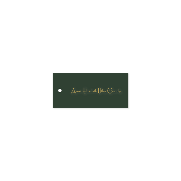 The Cassidy Engraved Tag