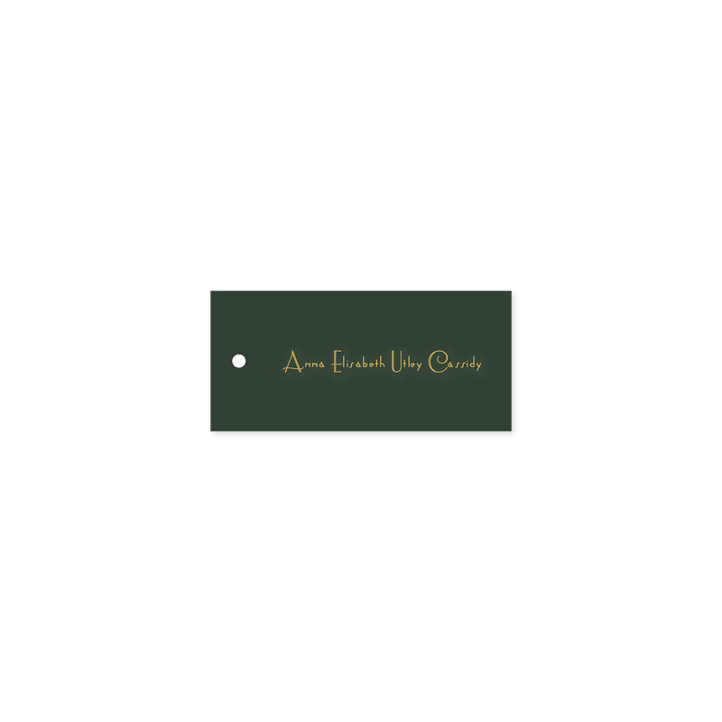 The Cassidy Engraved Tag