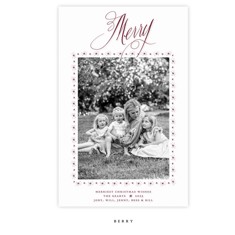 Westbrook Engraved Large Holiday Card