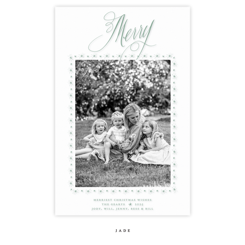 Westbrook Engraved Large Holiday Card