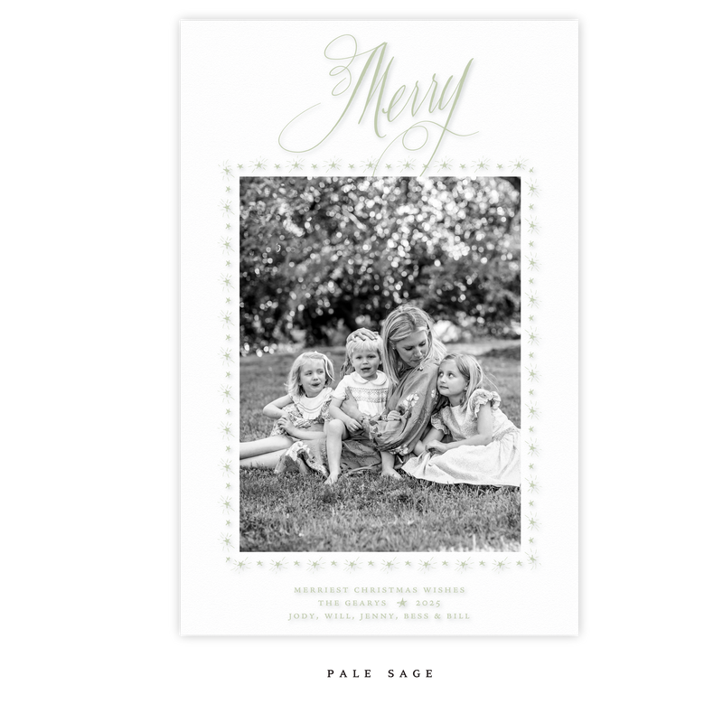 Westbrook Engraved Large Holiday Card