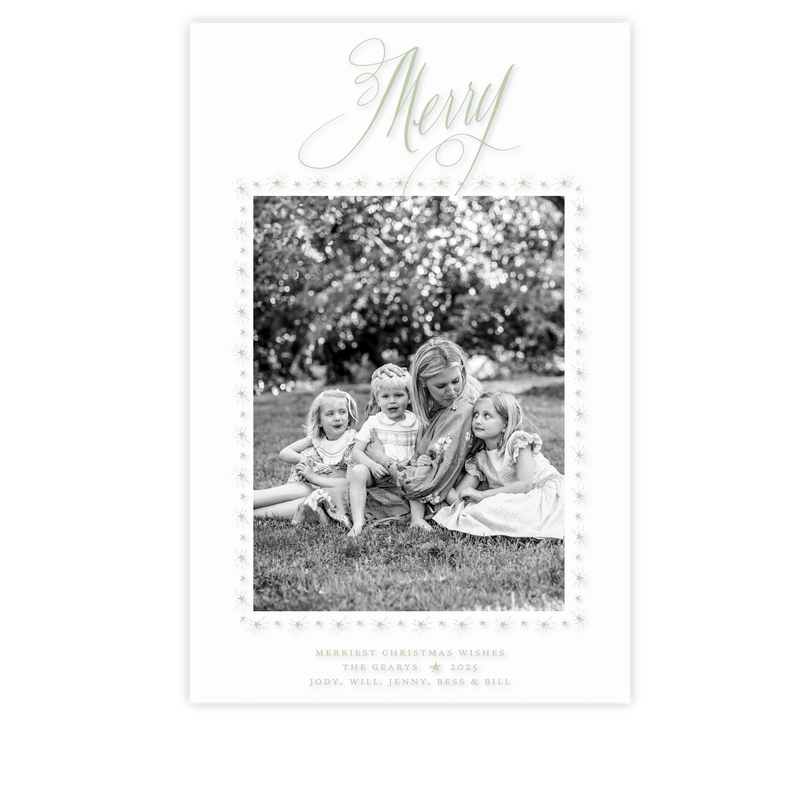 Westbrook Engraved Large Holiday Card