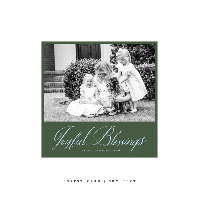 Westley Classic Printed Small Square Holiday Card