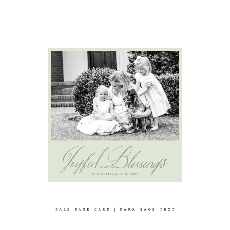 Westley Classic Printed Small Square Holiday Card