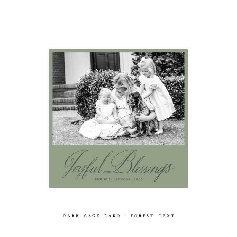 Westley Classic Printed Small Square Holiday Card