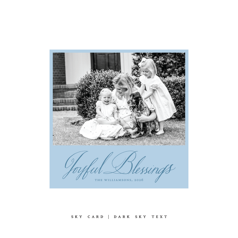 Westley Classic Printed Small Square Holiday Card