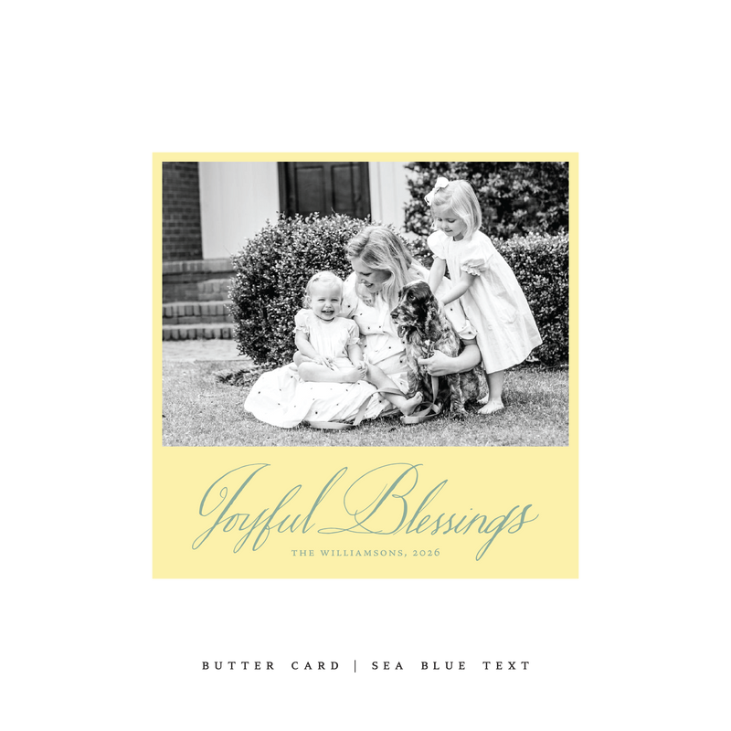 Westley Classic Printed Small Square Holiday Card