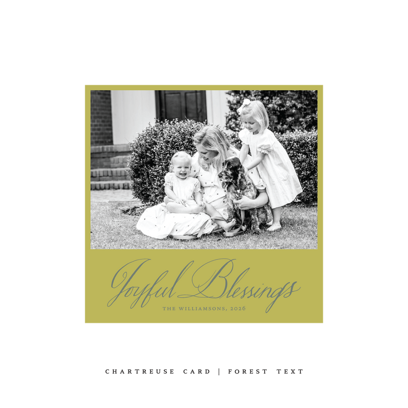 Westley Classic Printed Small Square Holiday Card