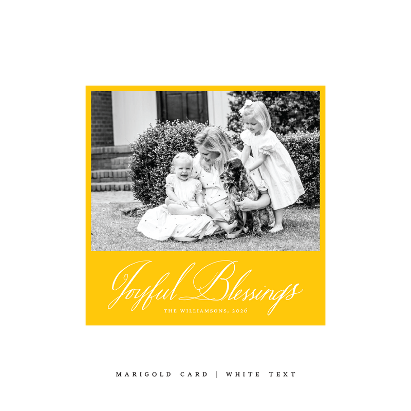 Westley Classic Printed Small Square Holiday Card